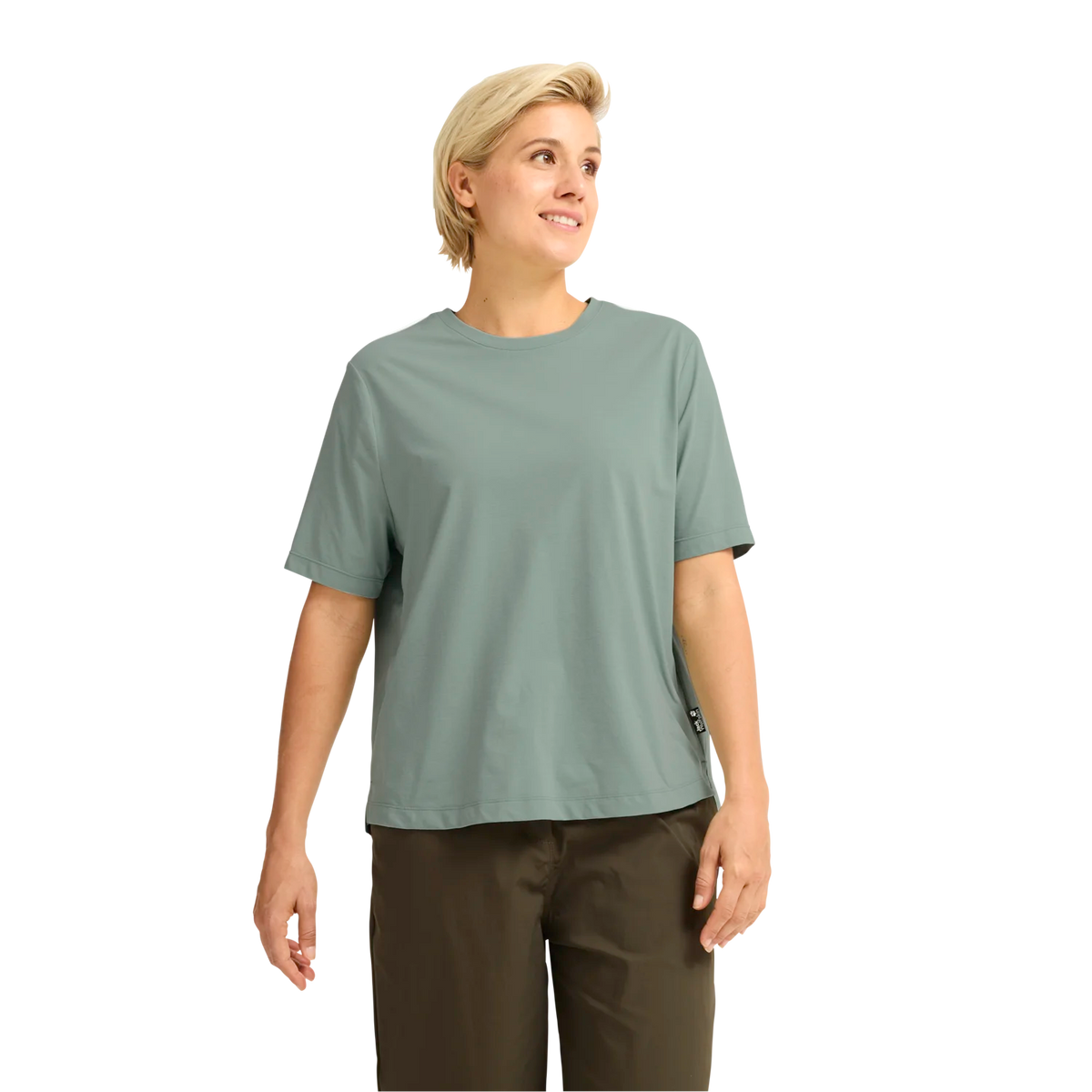 Jack Wolfskin Naisten Travel t-paita, green zinnia