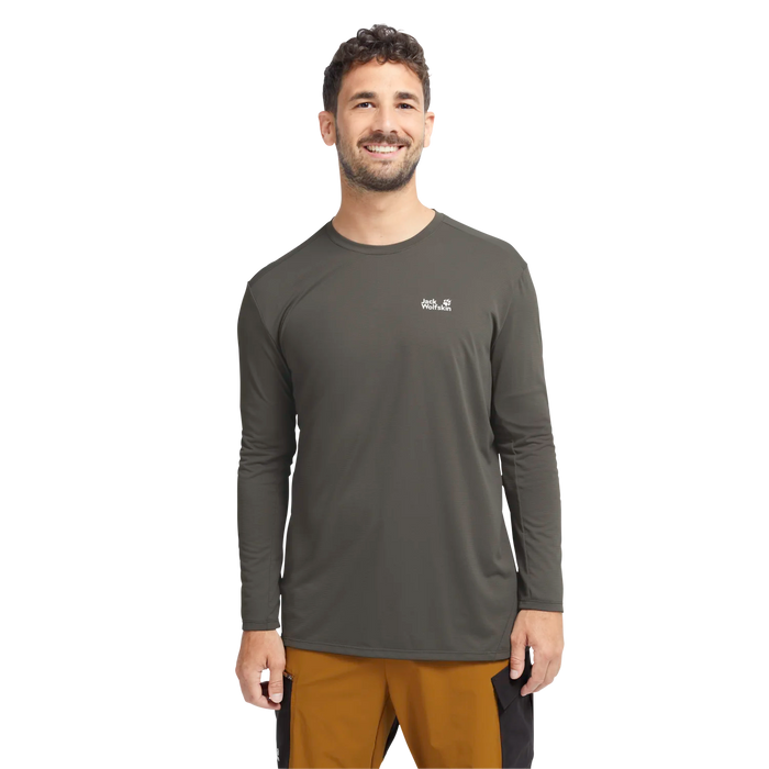 JACK WOLFSKIN MIESTEN PRELIGHT SUNCOOL PITKÄHIHAINEN PAITA