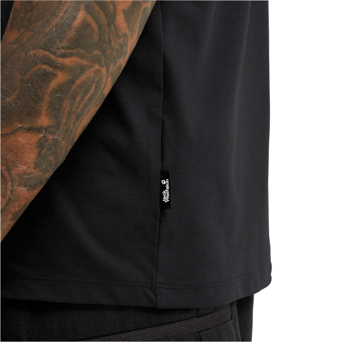 JACK WOLFSKIN MIESTEN TRAVEL T-PAITA UV-SUOJALLA