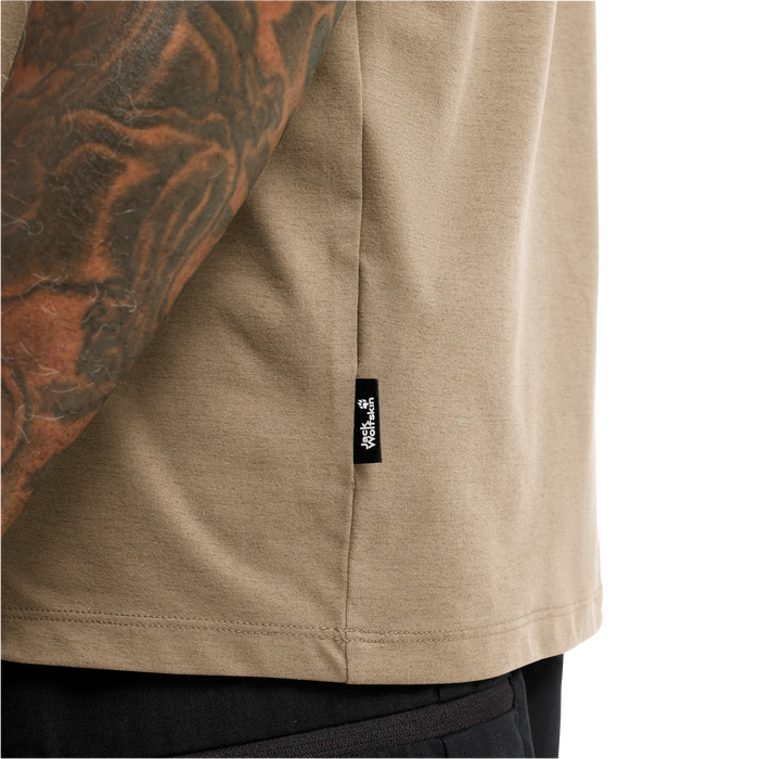 JACK WOLFSKIN MIESTEN TRAVEL T-PAITA UV-SUOJALLA