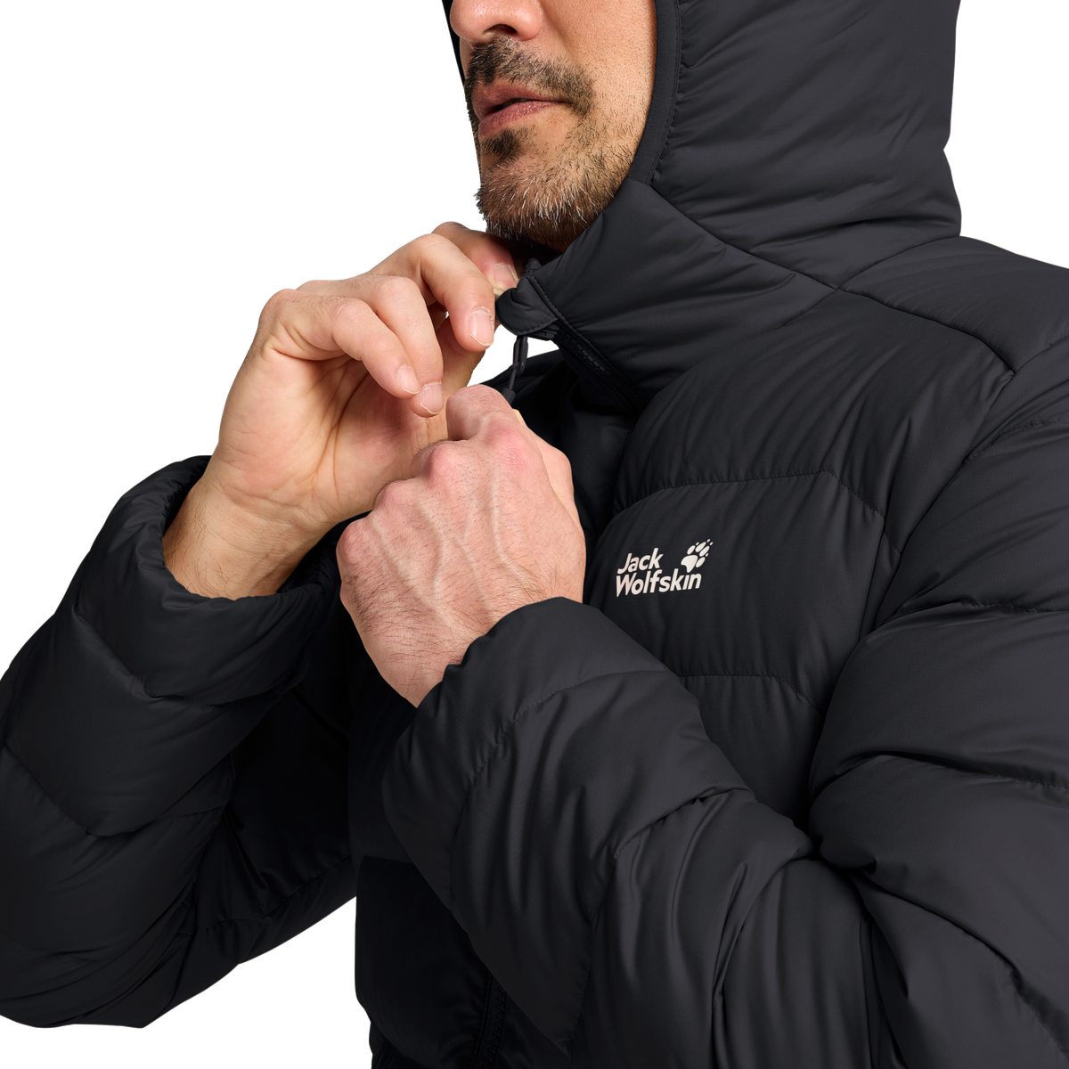Wild Pass Down Hoody M RDS black – bonge.fi