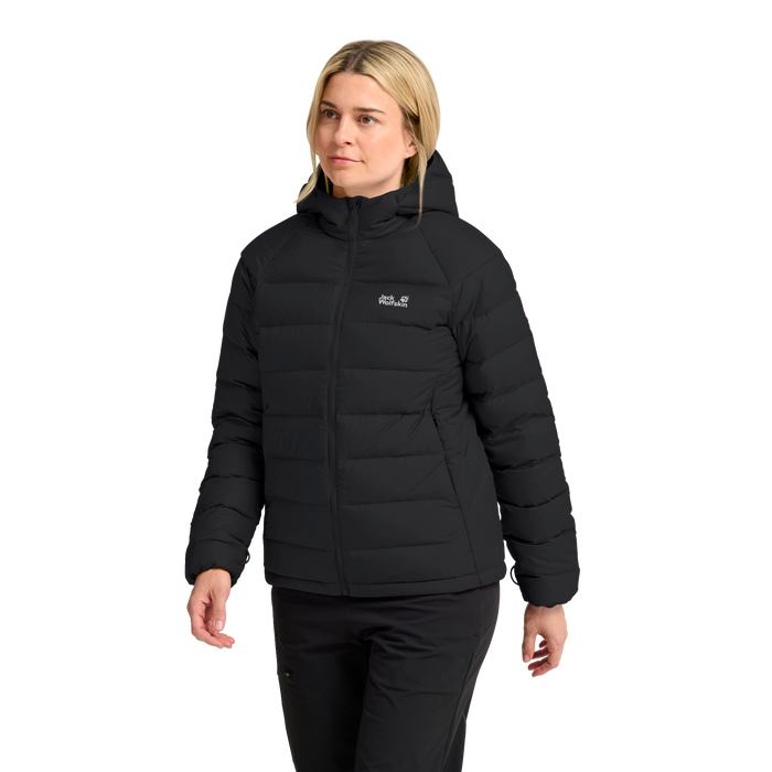 Wild Pass Down Hoody W RDS black – bonge.fi