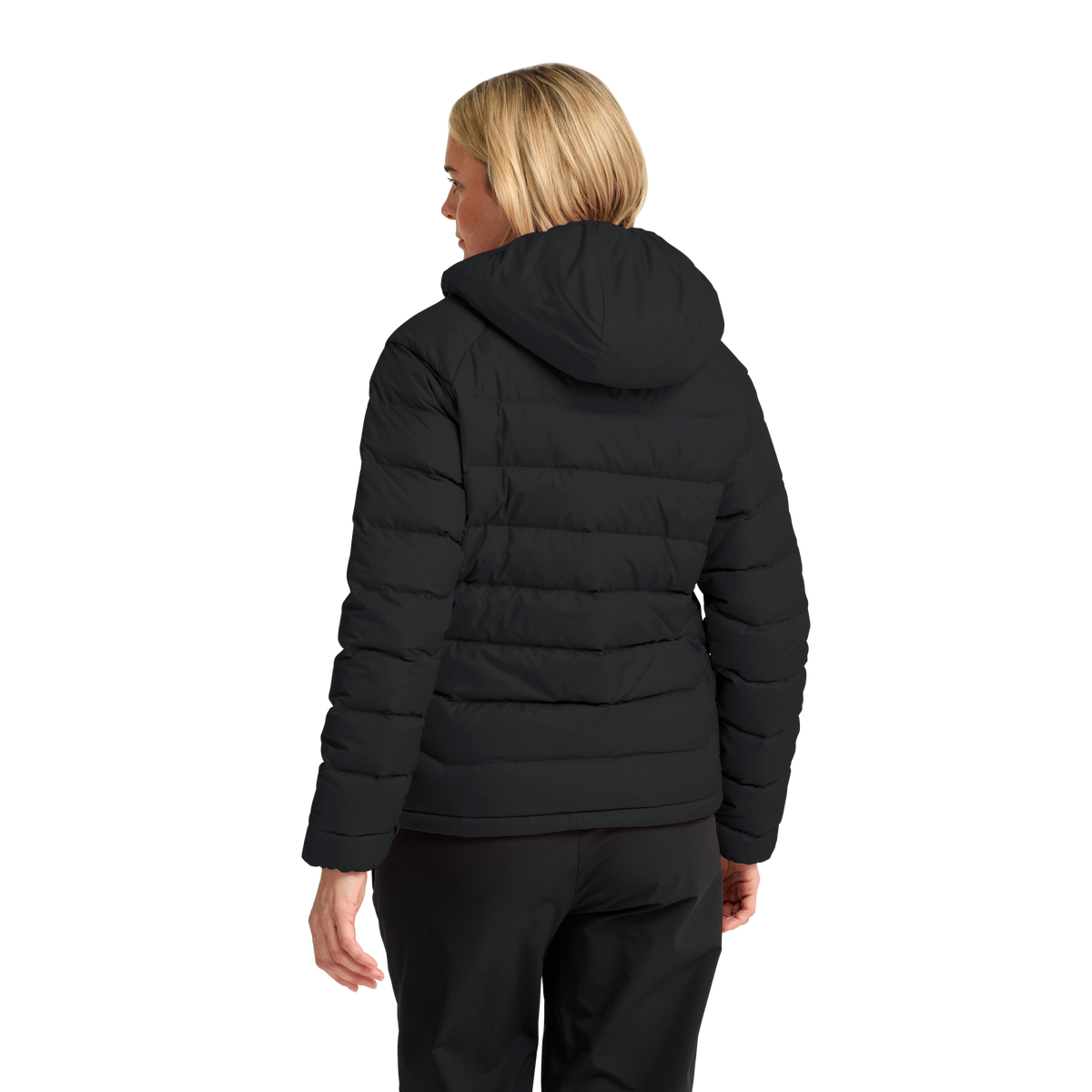 Wild Pass Down Hoody W RDS black – bonge.fi