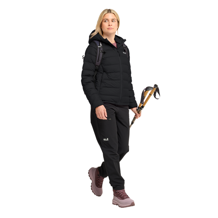 Wild Pass Down Hoody W RDS black – bonge.fi