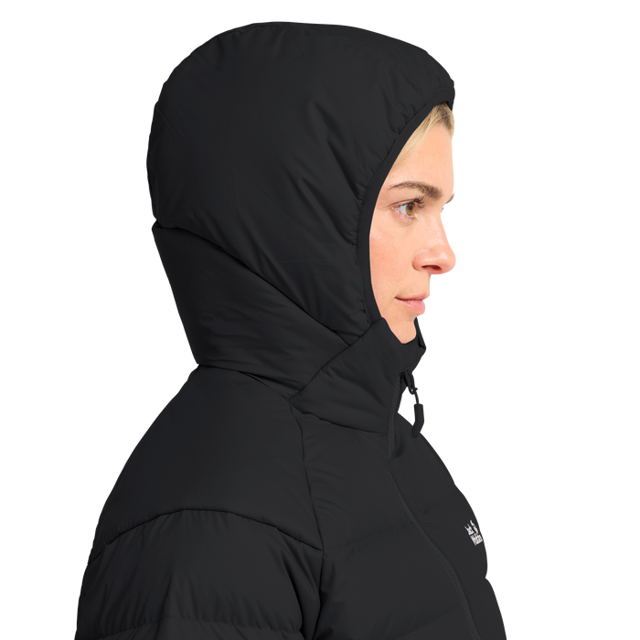 Wild Pass Down Hoody W RDS black – bonge.fi