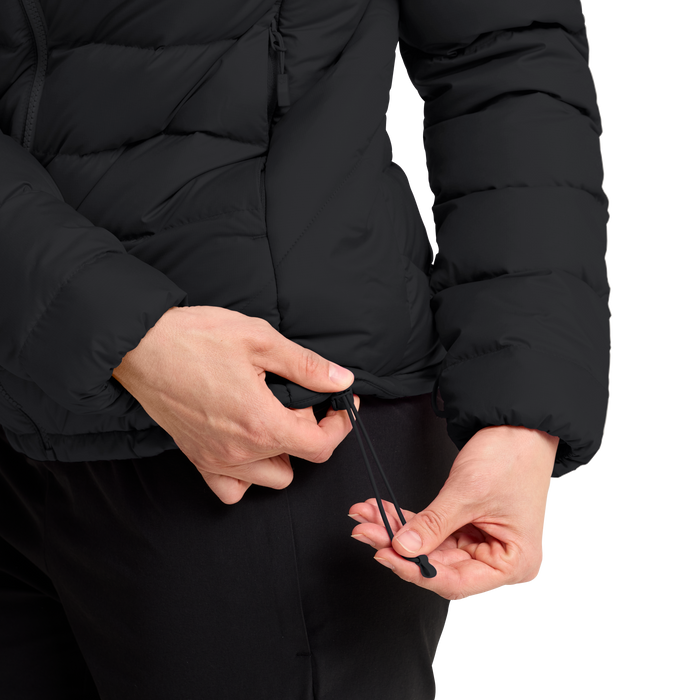 Wild Pass Down Hoody W RDS black – bonge.fi