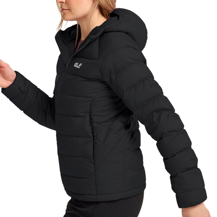 Wild Pass Down Hoody W RDS black – bonge.fi