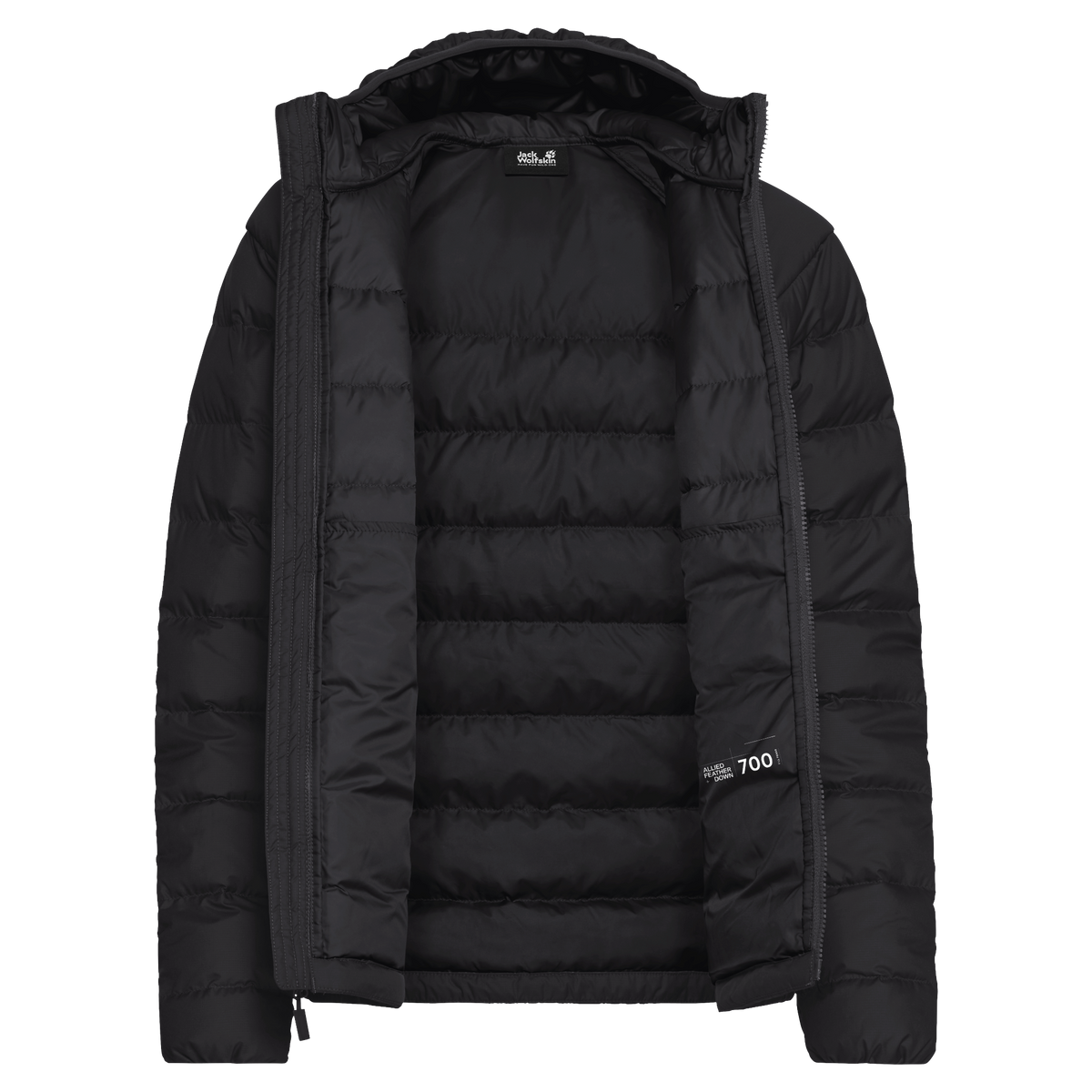 Wild Pass Down Hoody W RDS black – bonge.fi