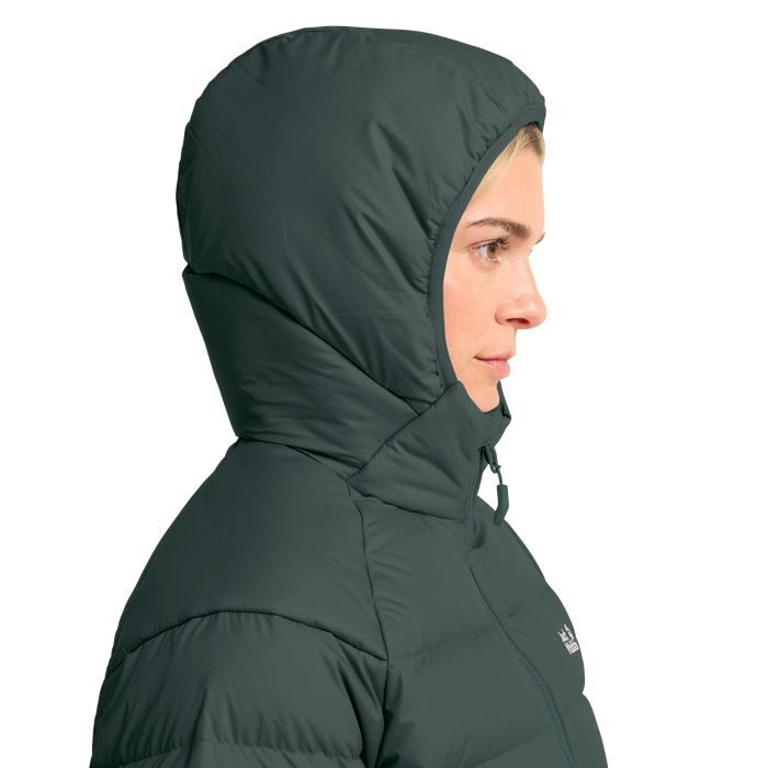 Wild Pass Down Hoody W RDS sago palm – bonge.fi