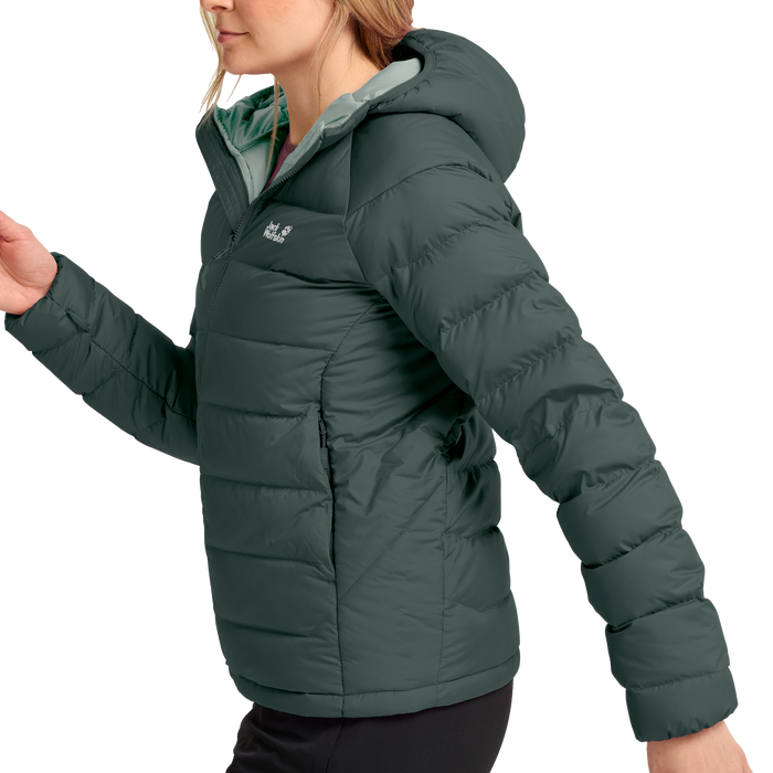 Wild Pass Down Hoody W RDS sago palm – bonge.fi