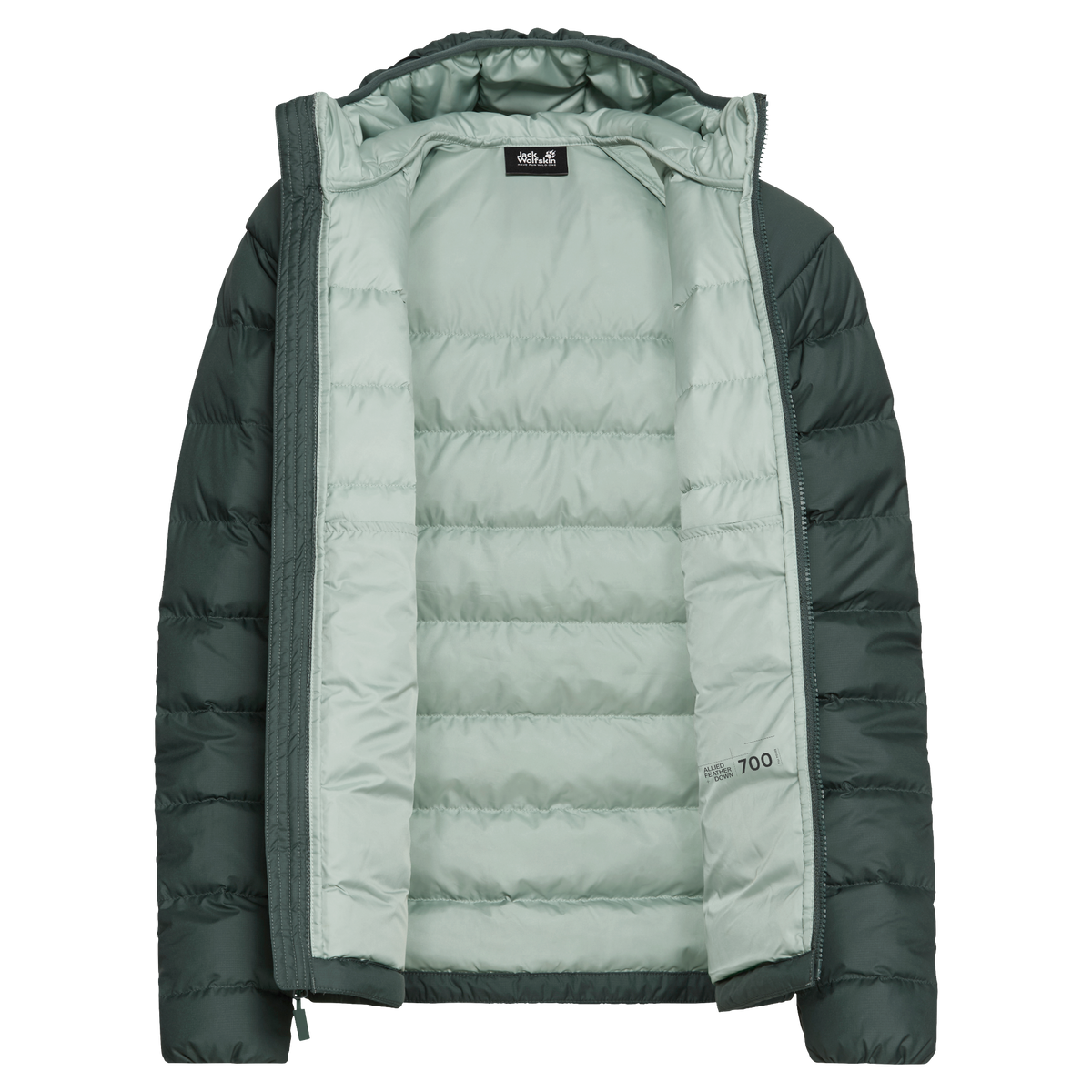Wild Pass Down Hoody W RDS sago palm – bonge.fi