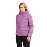 Wild Pass Down Hoody W RDS vivid orchid – bonge.fi