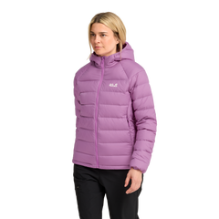 Wild Pass Down Hoody W RDS vivid orchid – bonge.fi