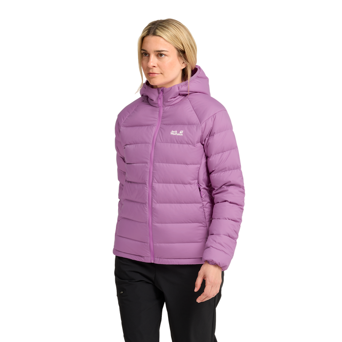Wild Pass Down Hoody W RDS vivid orchid – bonge.fi