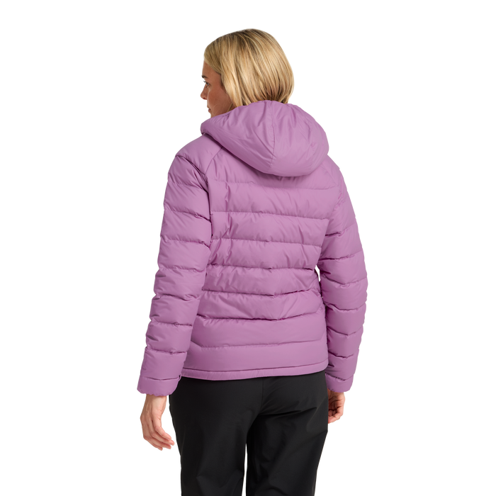Wild Pass Down Hoody W RDS vivid orchid – bonge.fi