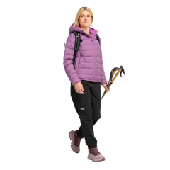 Wild Pass Down Hoody W RDS vivid orchid – bonge.fi