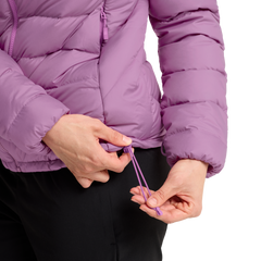 Wild Pass Down Hoody W RDS vivid orchid – bonge.fi