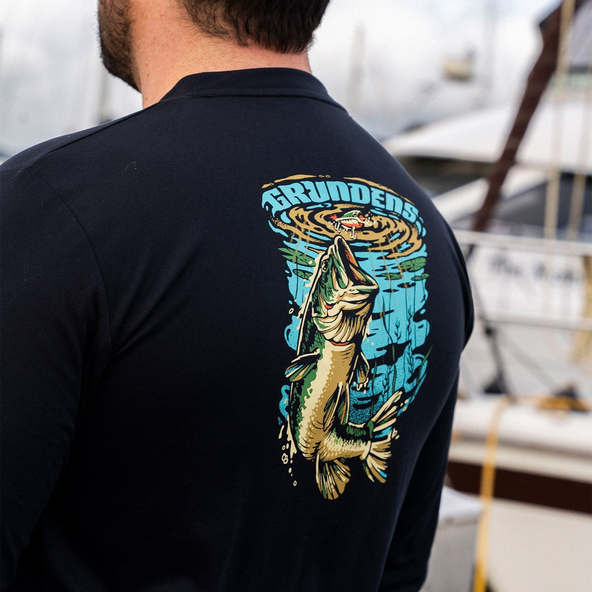 Grundéns Bass Popper UPF50 pitkähihainen paita