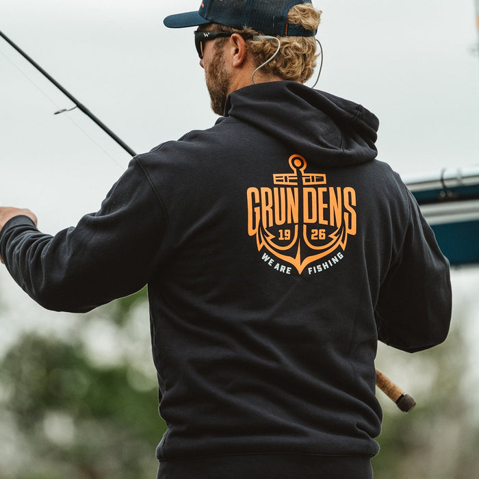 Displacement DWR Hoodie Logo Anchor