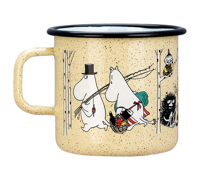 MOOMIN ENAMEL MUG HIKING 8DL
