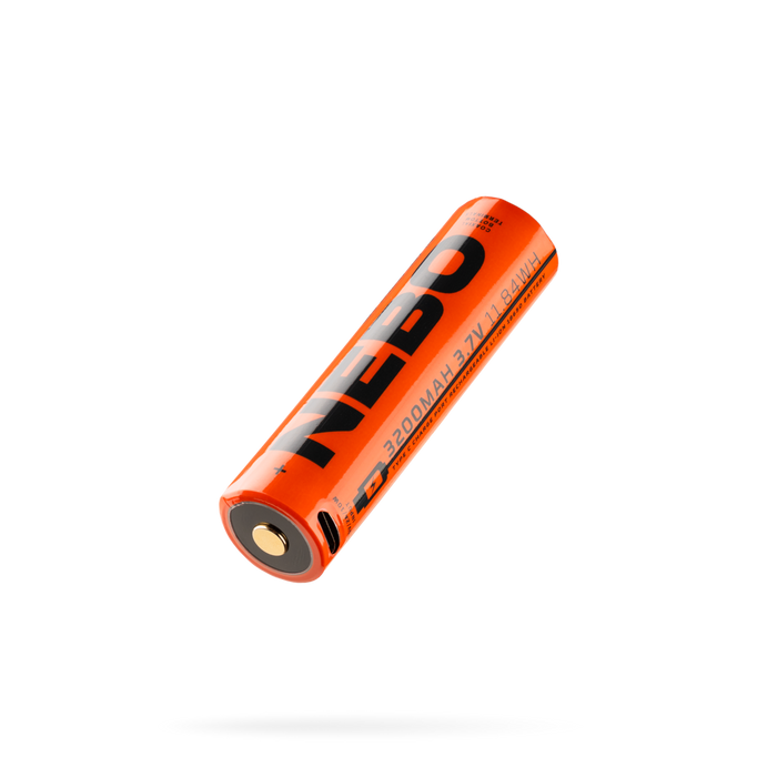 18650 USB-C ladattava akku - Slyde King 2K, Big Larry Pro, Luxtreme SL25