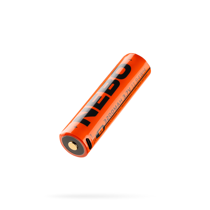 18650 USB-C ladattava akku