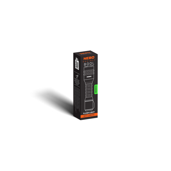 Davinci 800L - Black line I Rechargeable flashlight
