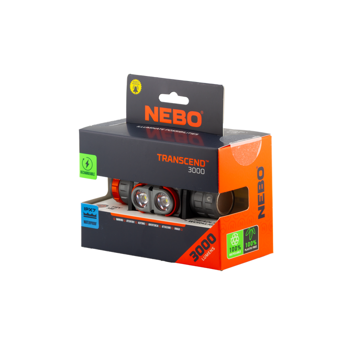 NEBO TRANSCEND 3000 LUMENIN OTSAVALAISIN