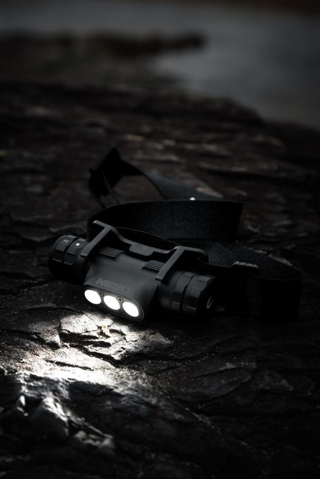 Transcend 1500 ladattava otsavalaisin - Black Line