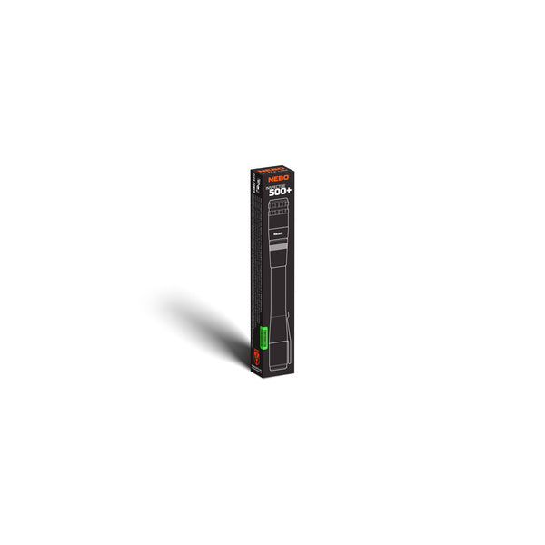 Nebo Inspector 500 Plus - Black line I Ladattava käsivalaisin