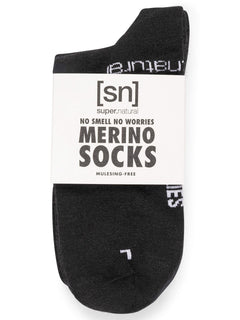 super.natural Sneaker 2-Pack merinovillaiset sukat, Jet Black/Fresh White
