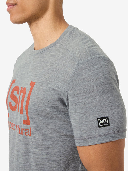 MIESTEN SUPER.NATURAL LOGO T-PAITA