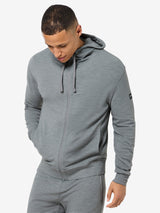 super.natural Everyday miesten merinovillainen huppari, Cashmere Grey Melange