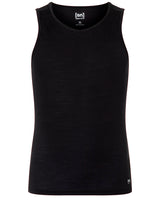 super.natural Sierra140 Tank miesten hihaton merinopaita, Jet Black