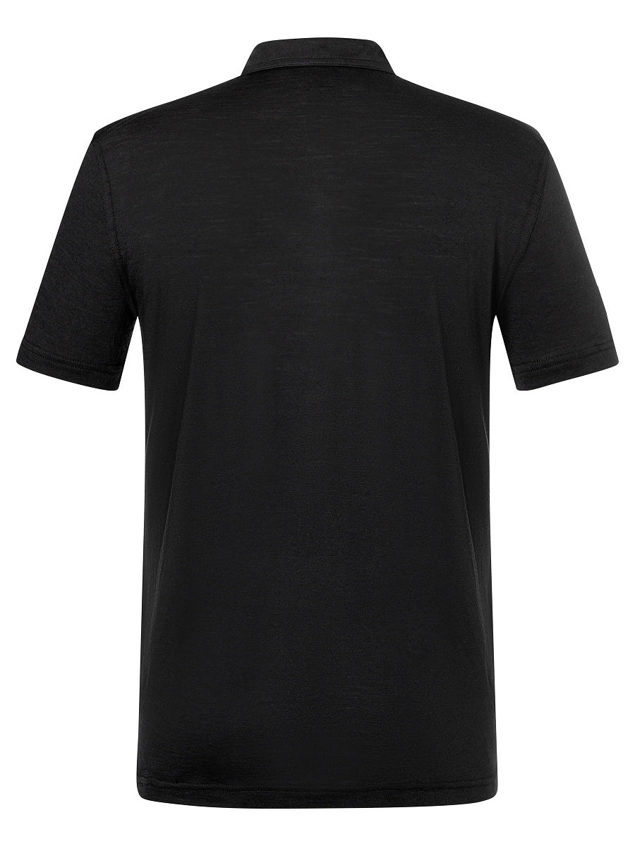 super.natural Zip Polo miesten merinopaita