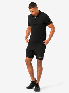 super.natural Zip Polo miesten merinopaita