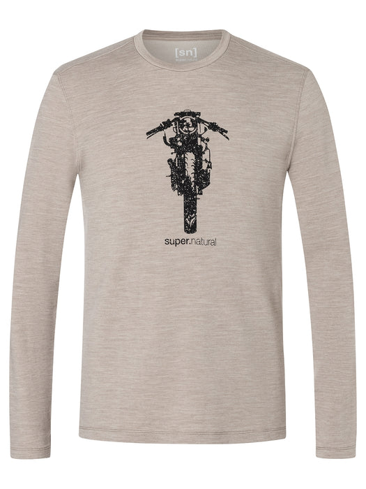 SCRAMBLER BRUSH MIESTEN PITKÄHIHAINEN MERINOPAITA