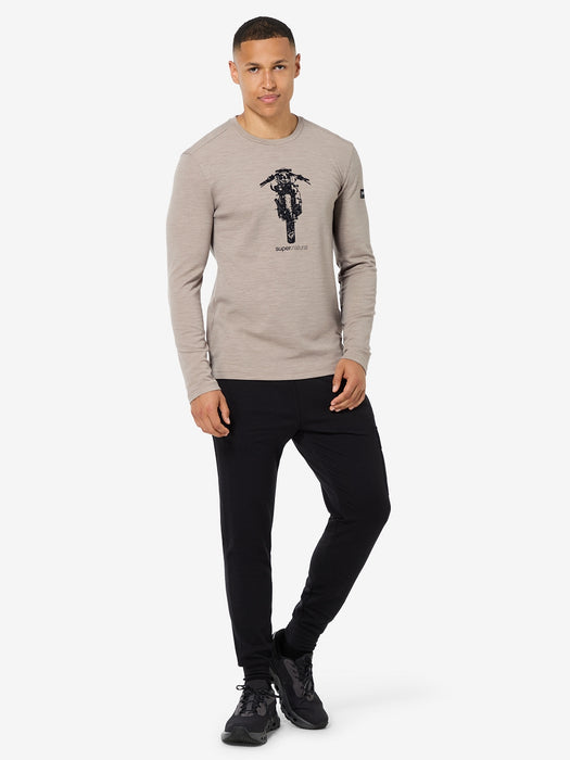 SCRAMBLER BRUSH MIESTEN PITKÄHIHAINEN MERINOPAITA