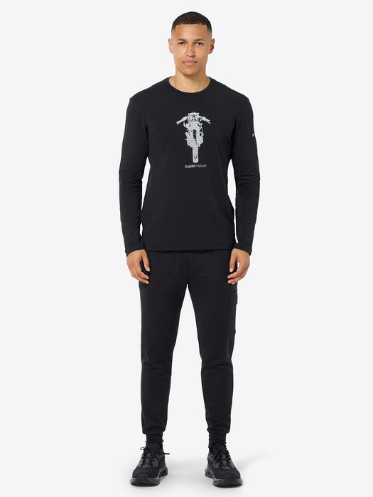 SCRAMBLER BRUSH MIESTEN PITKÄHIHAINEN MERINOPAITA