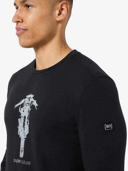 SCRAMBLER BRUSH MIESTEN PITKÄHIHAINEN MERINOPAITA