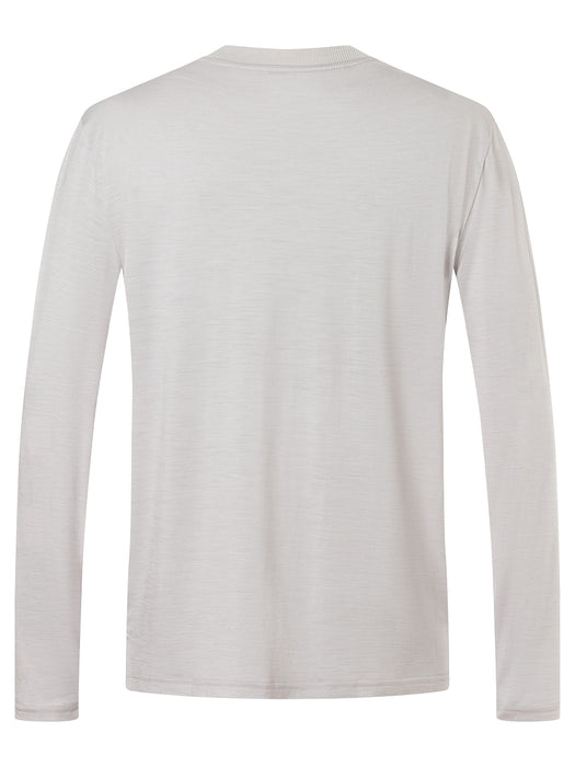 CASUAL RIB BIO J MIESTEN PITKÄHIHAINEN MERINOPAITA