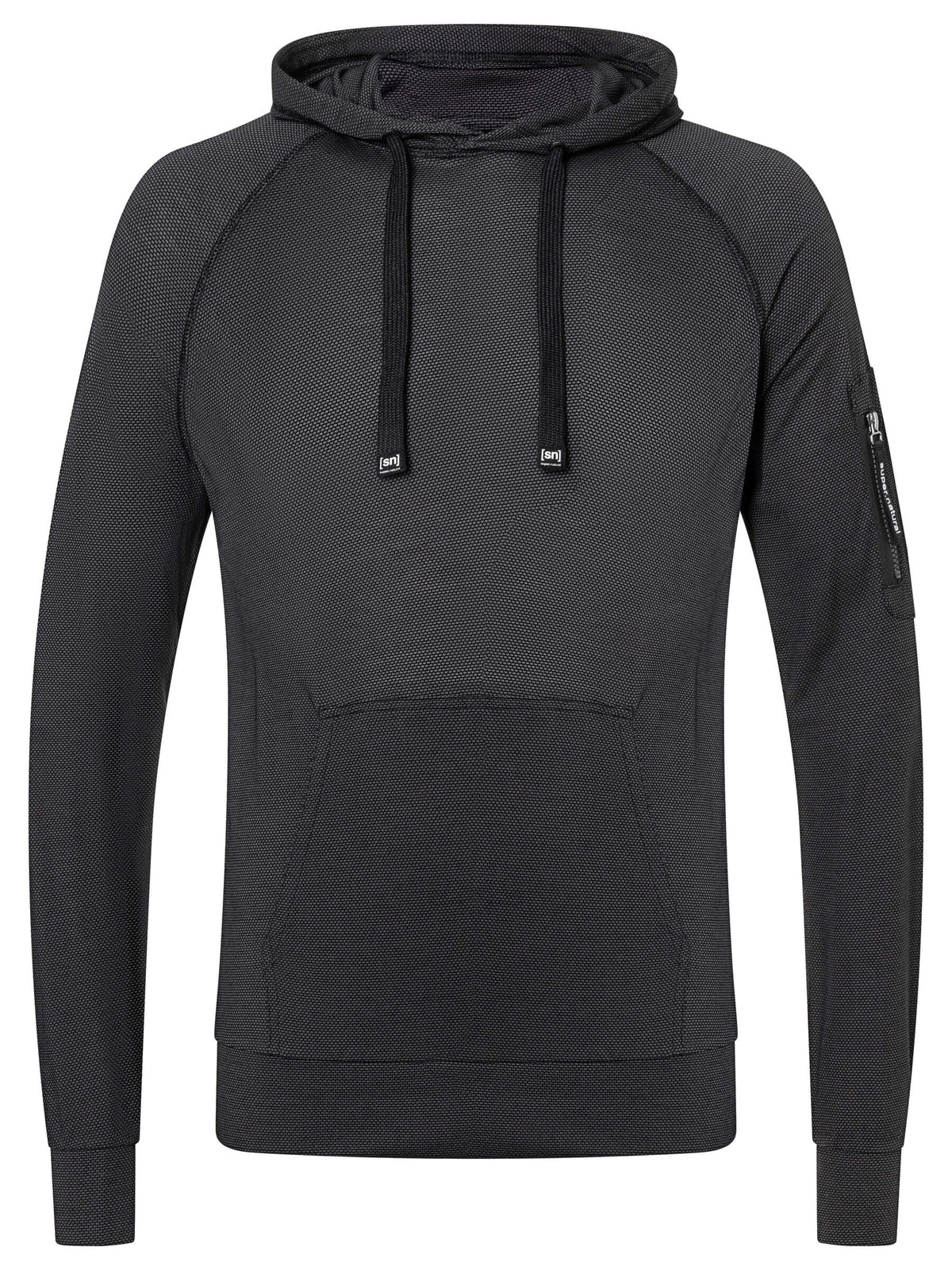 super.natural Air Hoodie miesten merinohuppari