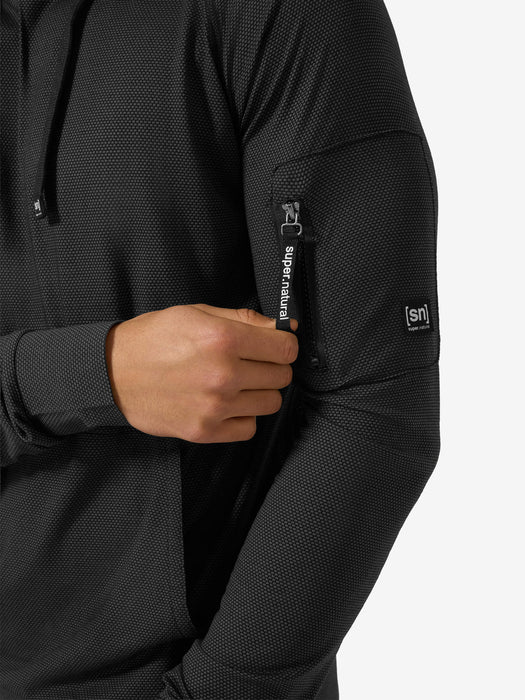 MIESTEN AIR HOODIE - MERINOHUPPARI