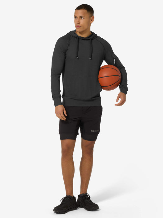 MIESTEN AIR HOODIE - MERINOHUPPARI