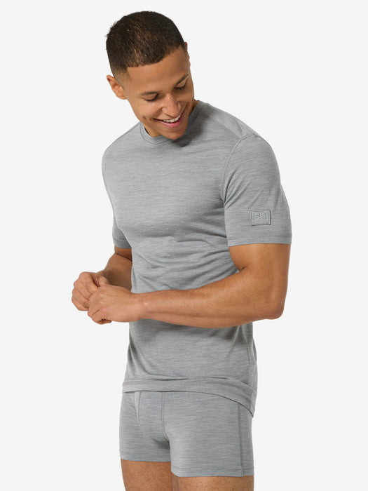 SUPER NATURAL BIO BASE TEE MIESTEN T-PAITA
