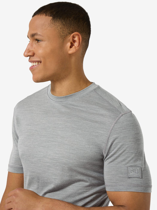 SUPER NATURAL BIO BASE TEE MIESTEN T-PAITA