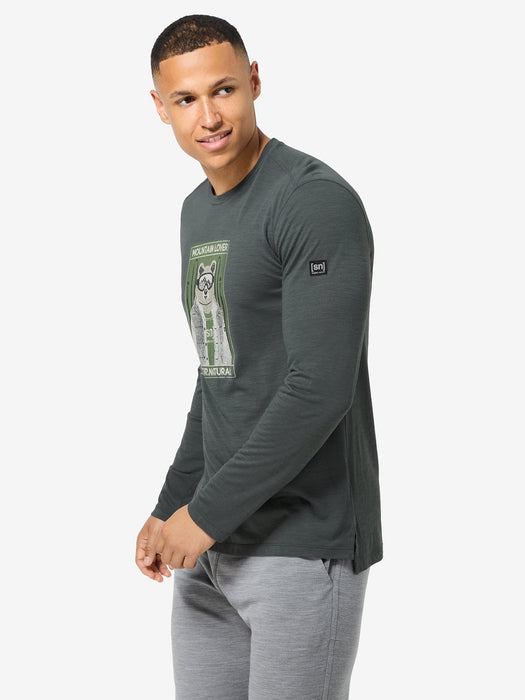 MIESTEN BEARSKI PITKÄHIHAINEN MERINOPAITA