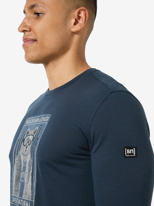 MIESTEN BEARSKI PITKÄHIHAINEN MERINOPAITA