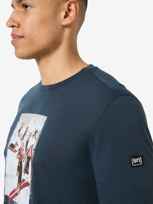 DACHSHUND PARTY MIESTEN PITKÄHIHAINEN MERINOPAITA