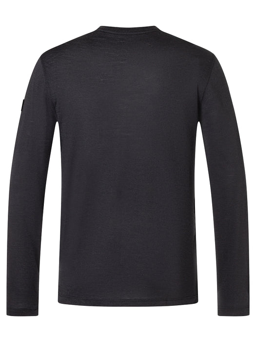 SWISS LODGE MIESTEN PITKÄHIHAINEN MERINOPAITA